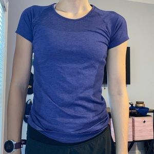 Nike dri-fit workout shirt! Size small; blue color; great condition